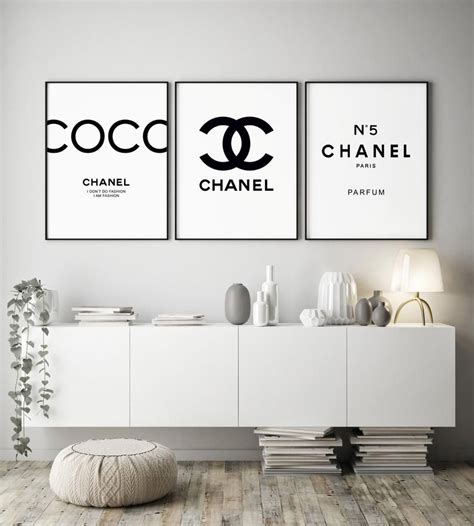 chanel framed prints australia|chanel home decor.